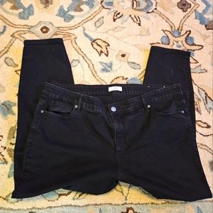 Loft Plus Black Denim Womens Jeans Plus Sz 22